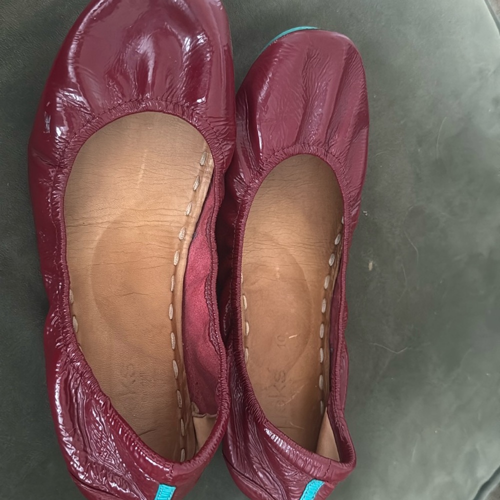 Tieks Ruby Red Patents